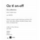 Veioze - Lampa de masa LED design modern circular OZ TL ON-OFF BIANCO