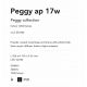 Aplice, corpuri de iluminat pentru pereti - Aplica LED ambientala design modern PEGGY AP 17W