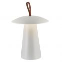 Veioza LED portabila de exterior design nordic IP54 Ara To-Go alba