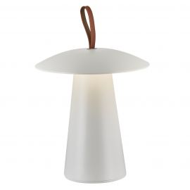 Lampi decorative si solare - Veioza LED portabila de exterior design nordic IP54 Ara To-Go alba