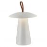 Veioza LED portabila de exterior design nordic IP54 Ara To-Go alba