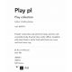 Spoturi tavan fals - Spot LED aplicat aparent PLAY PL NERO