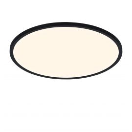Iluminat pentru baie - Plafoniera LED baie IP54 design ultra-slim Oja black 3000K/4000K