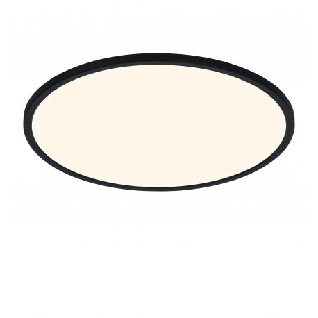 Iluminat pentru baie - Plafoniera LED baie IP54 design ultra-slim Oja black 3000K/4000K