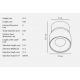 Plafoniere cu spoturi, Spoturi aplicate - Spot aplicat tavan directionabil Pitcher alb
