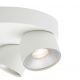 Plafoniere cu spoturi, Spoturi aplicate - Spot aplicat tavan directionabil Pitcher 3L alb
