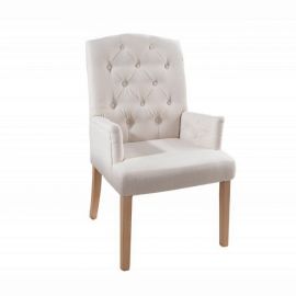 Seturi scaune, HoReCa - Set 2 scaune cu brate stil baroc Castle bej