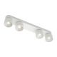Plafoniere cu spoturi, Spoturi aplicate - Plafoniera cu 4 spoturi Pitcher 4L alb