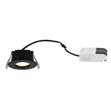 Iluminat pentru baie - Spot LED incastrabil baie IP65 Rosalee negru
