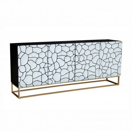 Comode - Comoda cu model mozaic 3D Vulcano 177cm