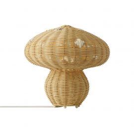 Veioze - Lampa de masa design decorativ natural din ratan Allie