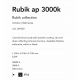 Aplice - Aplica LED ambientala design modern Rubik ap 3000k NERO