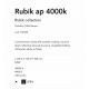Aplice - Aplica LED iluminat exterior design modern cu protectie IP54 Rubik ap 4000k NERO
