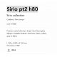 Stalp de iluminat exterior IP44 Sirio pt2 h80 BIANCO