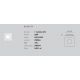 Plafoniere - Aplica LED perete sau tavan BILDE 39x39cm, alb, negru sau auriu