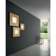 Plafoniere - Aplica LED perete sau tavan BILDE 39x39cm, alb, negru sau auriu