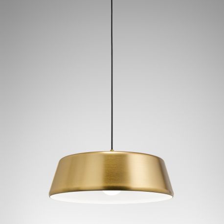 Pendule, Lustre suspendate - Lustra din aluminiu BLANCA alb, negru, nickel sau alama