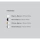 Pendule, Lustre suspendate - Lustra din aluminiu BLANCA alb, negru, nickel sau alama