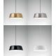Pendule, Lustre suspendate - Lustra din aluminiu BLANCA alb, negru, nickel sau alama