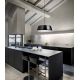Pendule, Lustre suspendate - Lustra din aluminiu BLANCA alb, negru, nickel sau alama