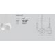 Pendule, Lustre suspendate - Lustra suspendata CAMILLA cu foita aurie sau argintie