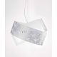 Pendule, Lustre suspendate - Lustra suspendata CAMILLA cu foita aurie sau argintie