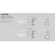 Plafoniere - Plafoniera LED moderna CHRISTINE G