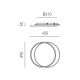 Plafoniere - Plafoniera LED moderna CHRISTINE P
