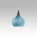 Lustra suspendata, Pendul CLEOFE ambra, alb, cobalt sau ecru