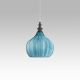 Lustra suspendata, Pendul CLEOFE ambra, alb, cobalt sau ecru