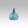 Lustra suspendata, Pendul CLEOFE ambra, alb, cobalt sau ecru