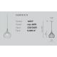 Pendule, Lustre suspendate - Lustra suspendata, Pendul CLEOFE ambra, alb, cobalt sau ecru