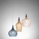 Pendule, Lustre suspendate - Lustra cu 3 pendule CLEOFE ambra, alb sau multicolor