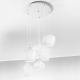 Pendule, Lustre suspendate - Lustra cu 6 pendule CLEOFE ambra, alb sau multicolor