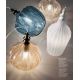 Pendule, Lustre suspendate - Lustra cu 6 pendule CLEOFE ambra, alb sau multicolor