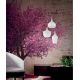 Pendule, Lustre suspendate - Lustra cu 6 pendule CLEOFE ambra, alb sau multicolor