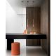 Pendule, Lustre suspendate - Lustra suspendata, Pendul LED slim DAFNE H-60cm alb, negru sau auriu