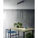 Pendule, Lustre suspendate - Lustra suspendata, Pendul LED slim DAFNE H-60cm alb, negru sau auriu