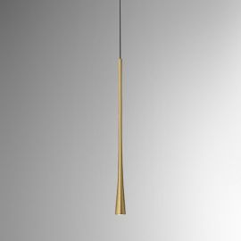 Lustra suspendata, Pendul LED slim DAFNE H-60cm alb, negru sau auriu