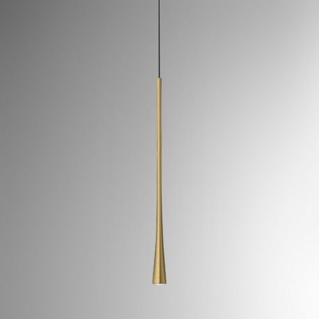 Pendule, Lustre suspendate - Lustra suspendata, Pendul LED slim DAFNE H-60cm alb, negru sau auriu