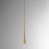 Lustra suspendata, Pendul LED slim DAFNE H-60cm alb, negru sau auriu
