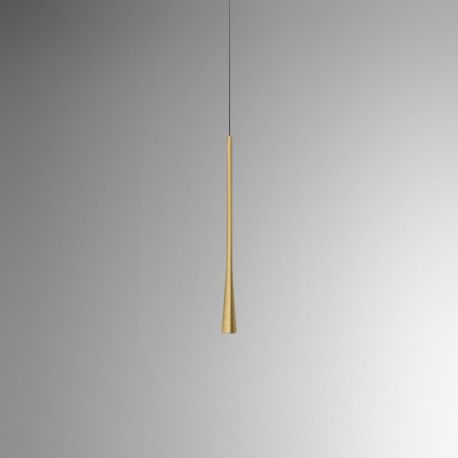 Pendule, Lustre suspendate - Lustra suspendata, Pendul LED slim DAFNE H-40cm alb, negru sau auriu