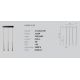Spoturi tavan fals - Lustra cu 3 pendule LED slim DAFNE alb, negru sau auriu