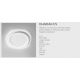 Plafoniere - Plafoniera LED moderna DHARMA 70cm