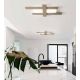 Plafoniere - Plafoniera LED DOHA P otel, alb, negru sau gri dove