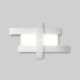 Plafoniere - Plafoniera LED DOHA P otel, alb, negru sau gri dove