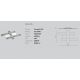Plafoniere - Plafoniera LED DOHA P otel, alb, negru sau gri dove