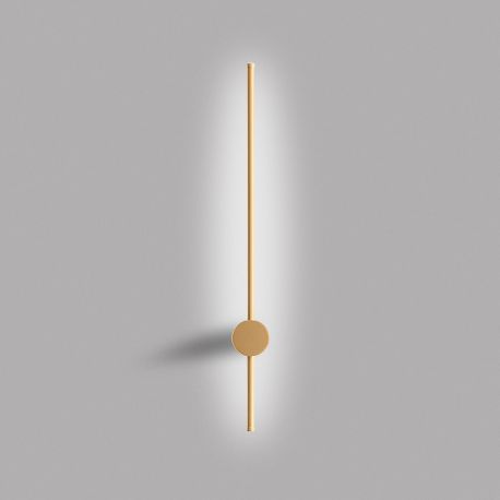Aplice, corpuri de iluminat pentru pereti - Aplica de perete LED design liniar ENILA alb, auriu sau titan
