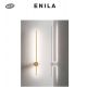 Aplice, corpuri de iluminat pentru pereti - Aplica de perete LED design liniar ENILA alb, auriu sau titan