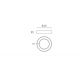 Plafoniere - Plafoniera LED design circular FLOR 40cm alb, negru sau auriu